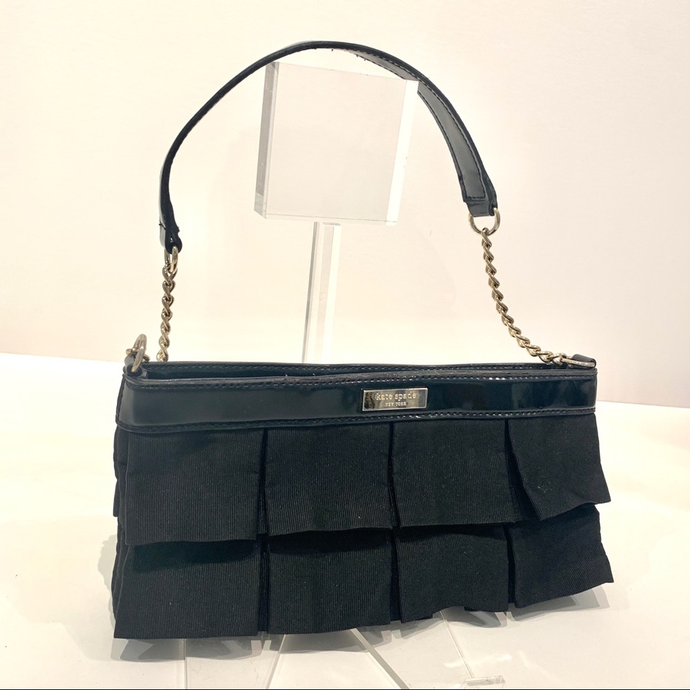 Black Kate Spade handbag/clutch.